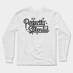 Perfectly Splendid Black Long Sleeve T-Shirt